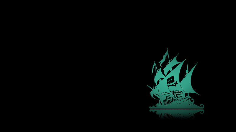 glowing pirate ship logo