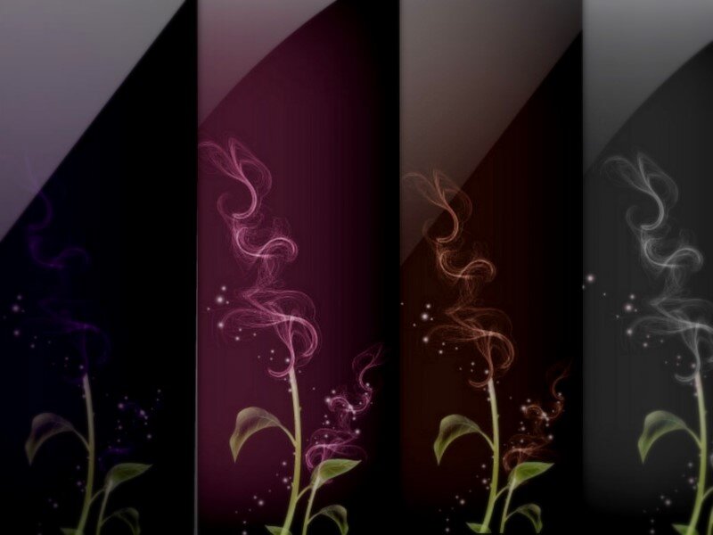 Glowing Plant Stems