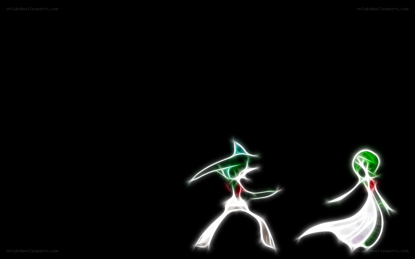 glowing pokémon figures