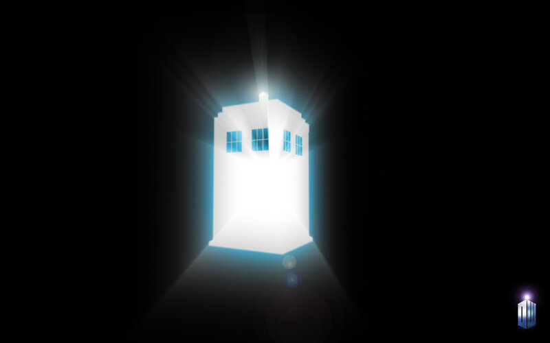 Glowing Police Box