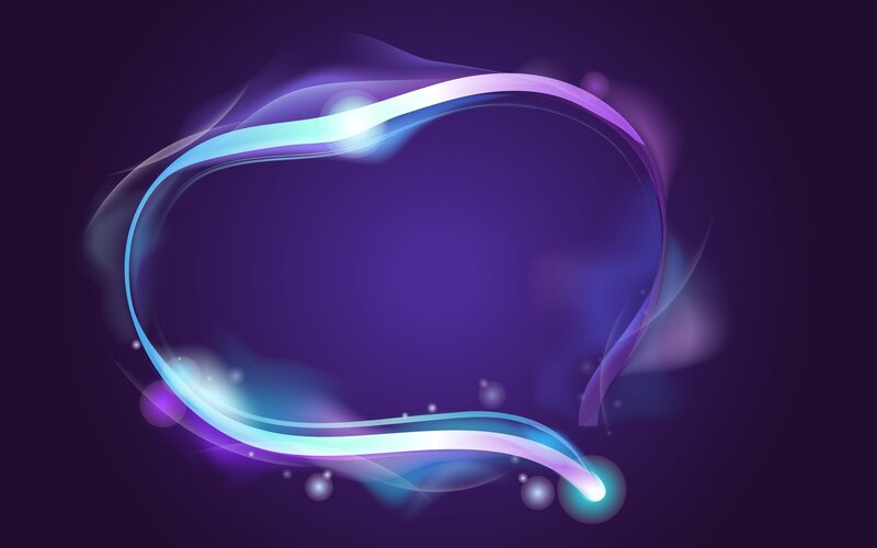 glowing purple and blue abstract design