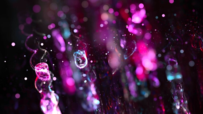 Glowing Purple Bubbles — Ethereal