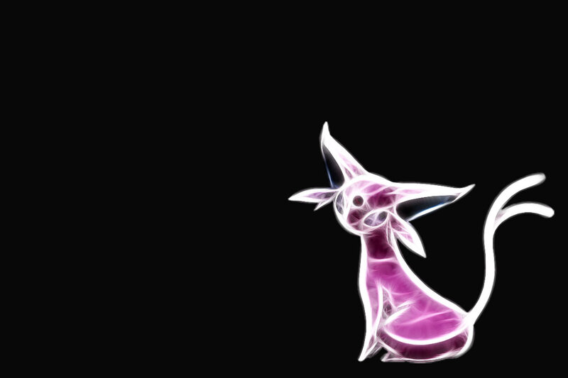 glowing purple cat-like creature