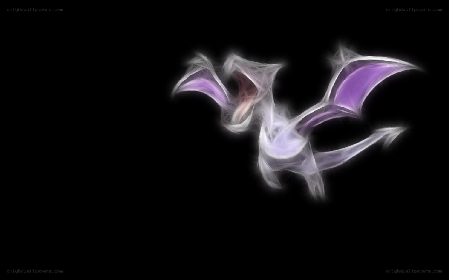 glowing purple dragon