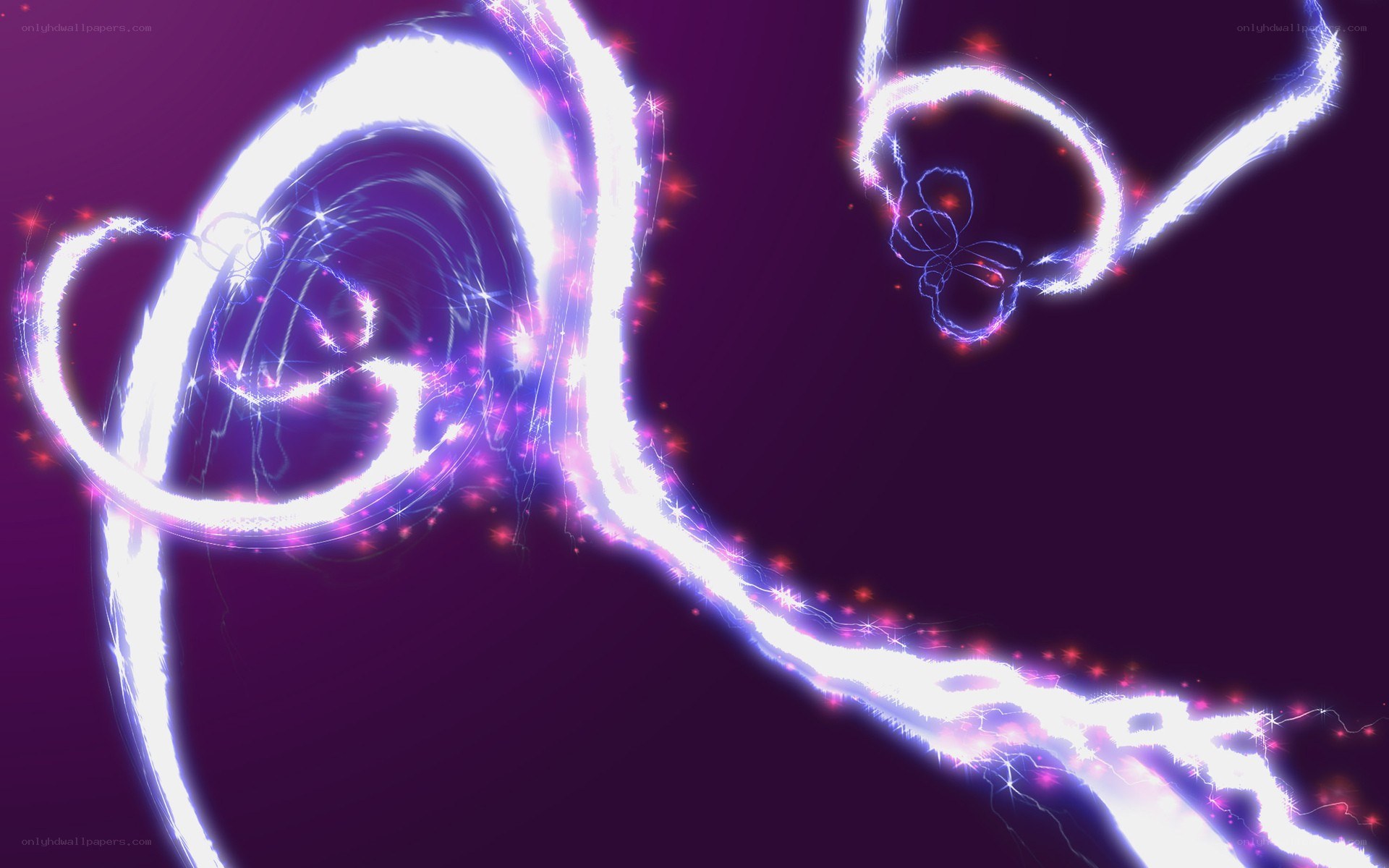 glowing purple energy swirls