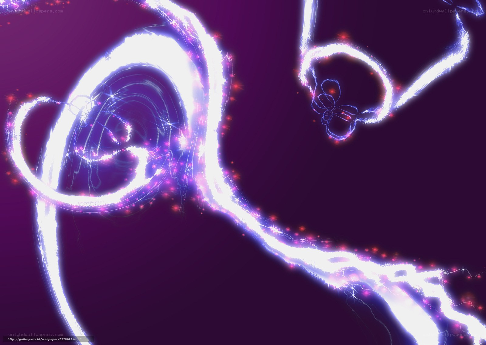 glowing purple energy swirls