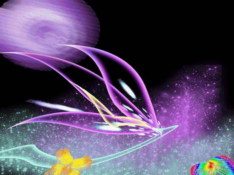Glowing Purple Jellyfish — Ethereal
