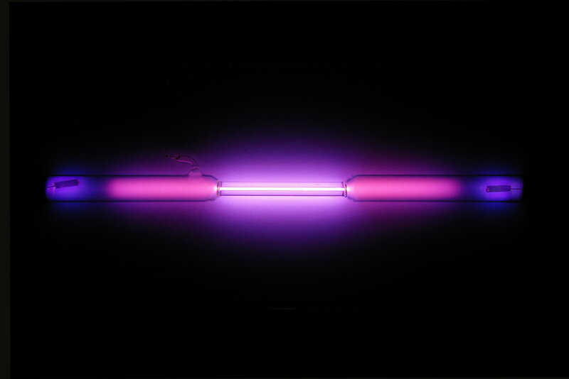 Glowing Purple Lamp