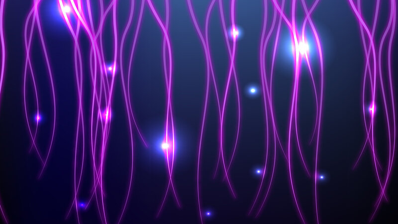 Glowing Purple Lines — Ethereal