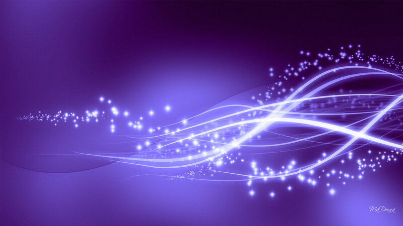 Glowing Purple Lines — Serene