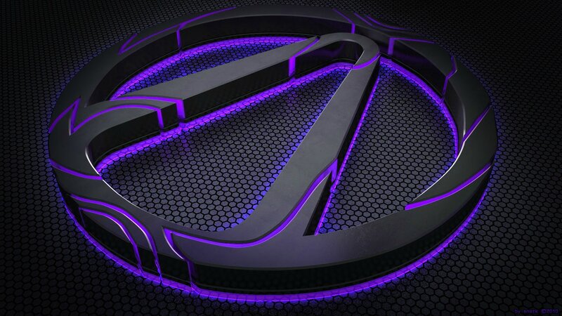 Glowing Purple Logo
