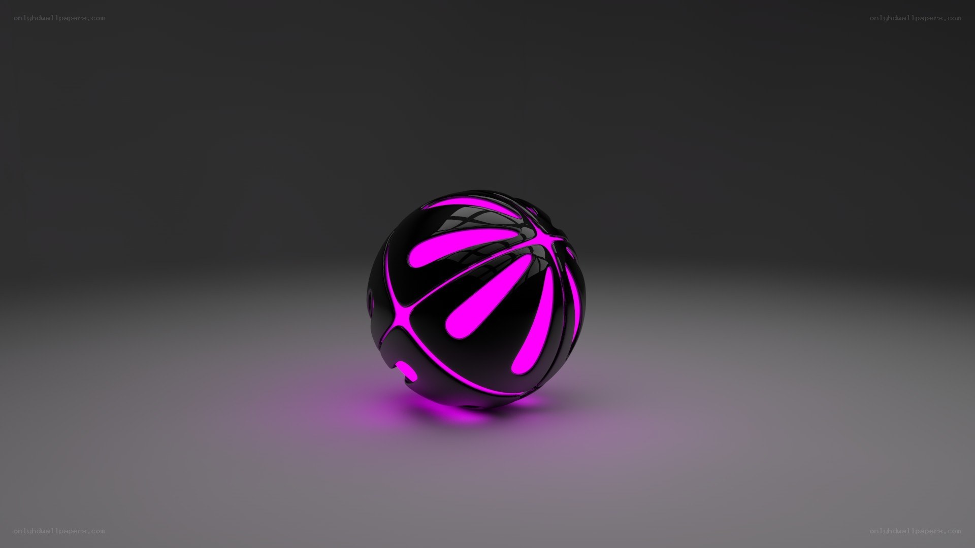 glowing purple sphere