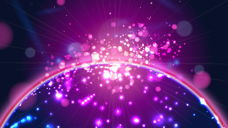 Glowing Purple Sphere — Energetic