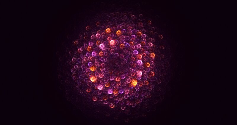 Glowing Purple Sphere — Mysterious