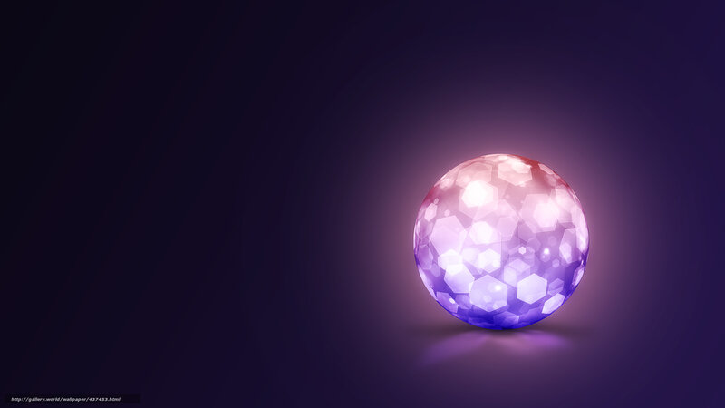 glowing purple sphere