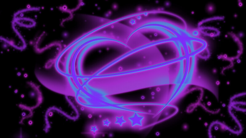 Glowing Purple Swirl — Energetic