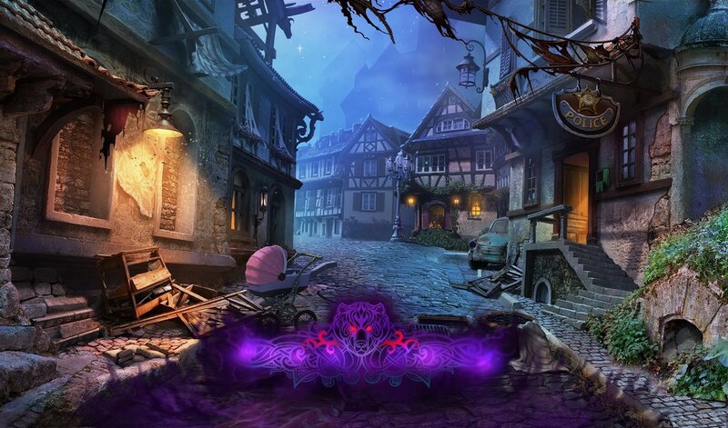 Glowing Purple Symbol — Mysterious