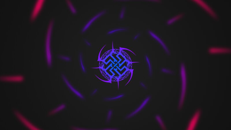 Glowing Purple Symbol — Mystical