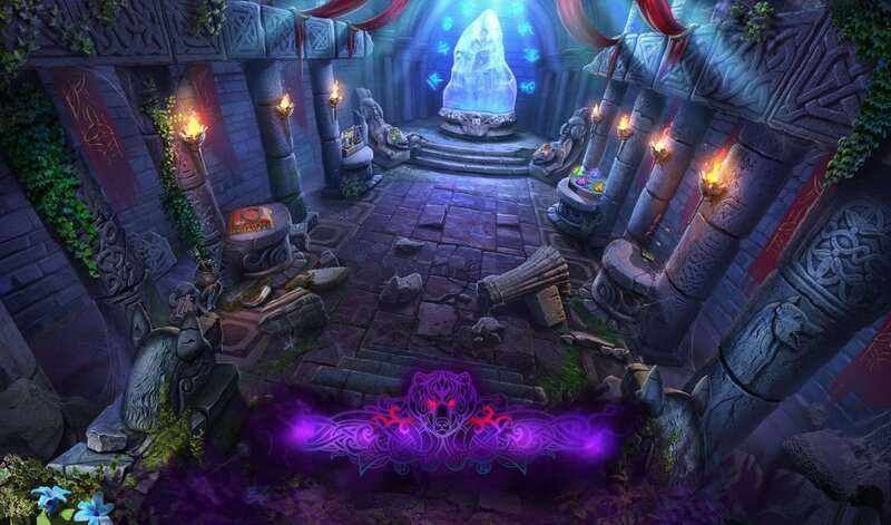 Glowing Purple Tiger Emblem