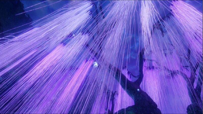 Glowing Purple Tree