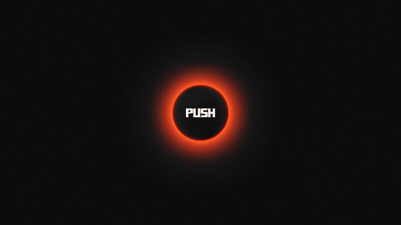 glowing push button