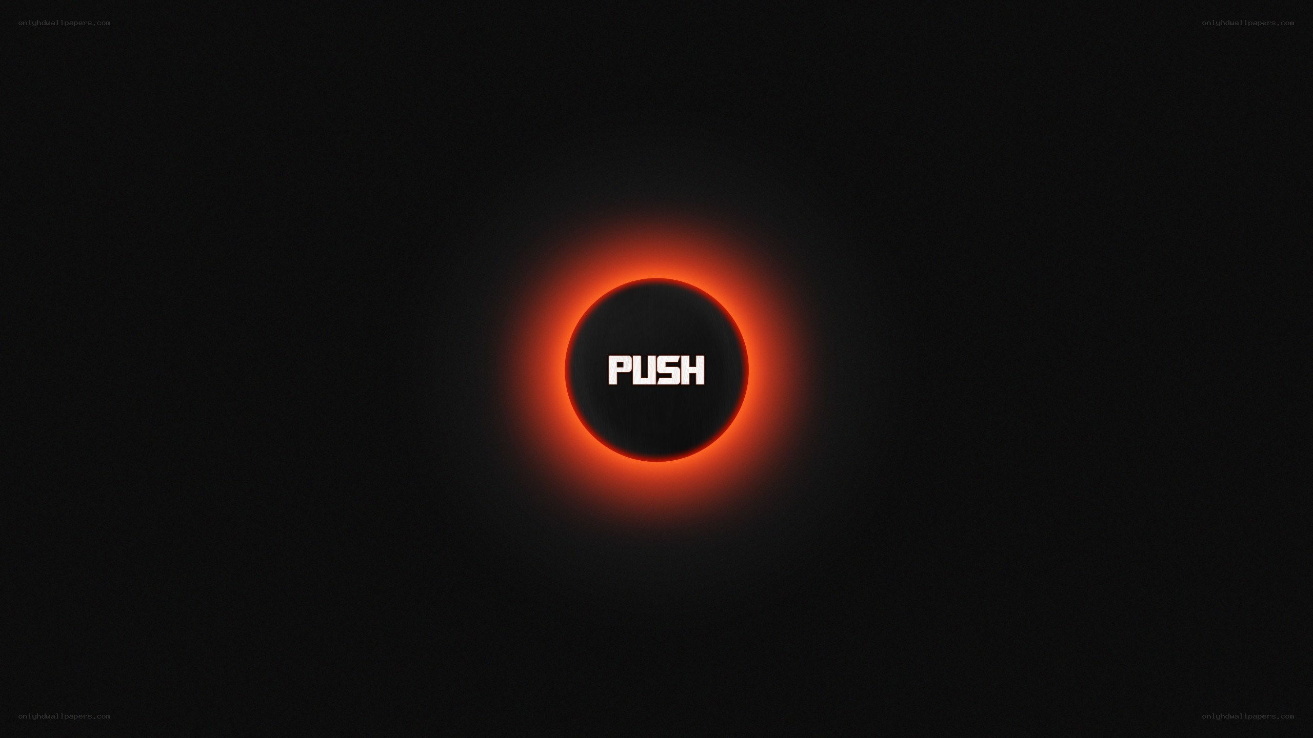 glowing push button