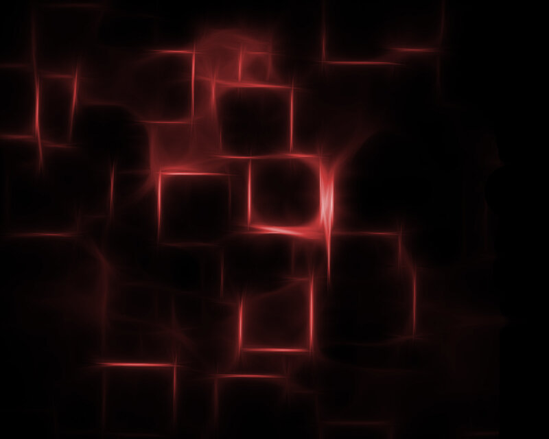 glowing red grid pattern