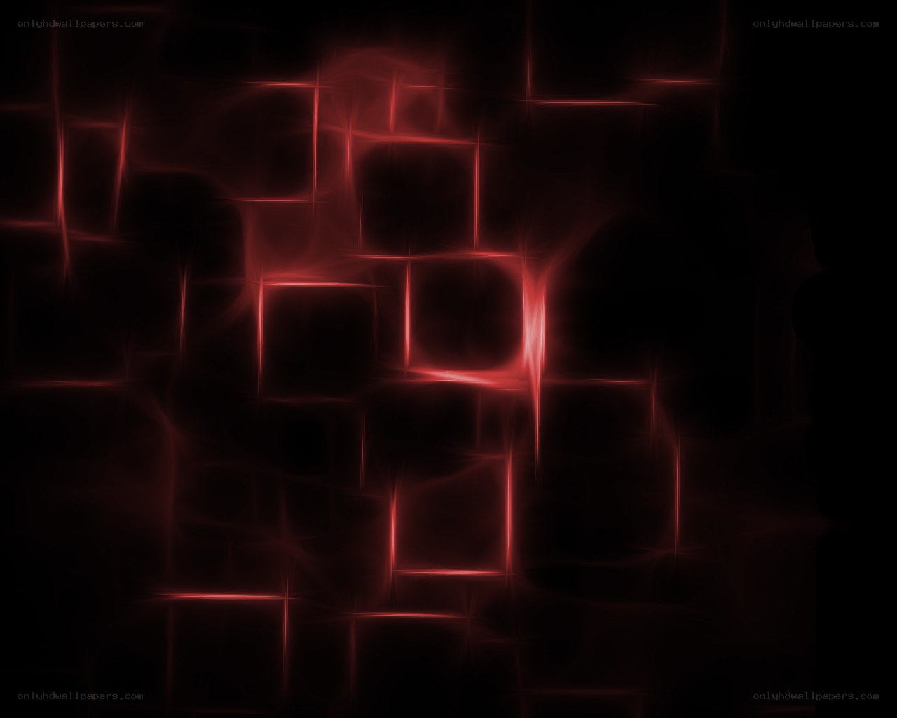 glowing red grid pattern