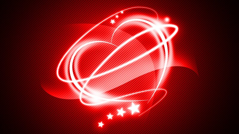 Glowing Red Heart — Dynamic