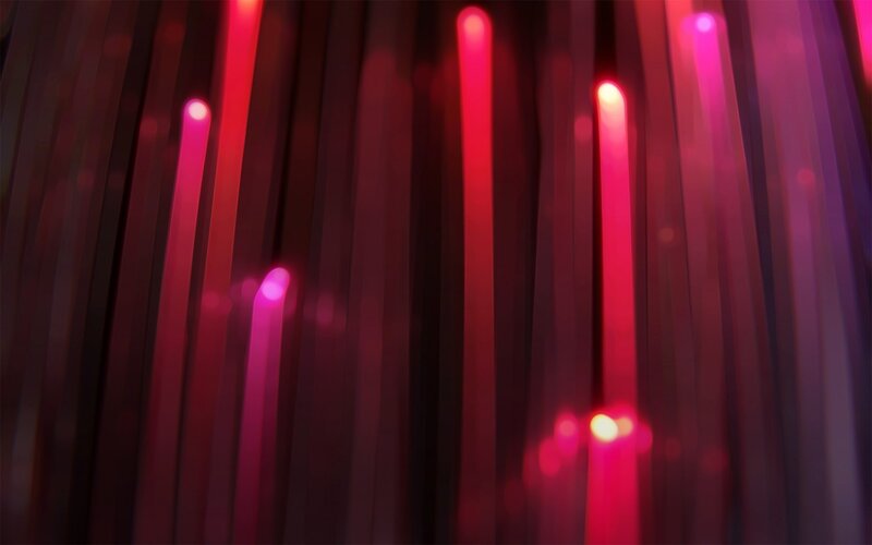 glowing red light streaks