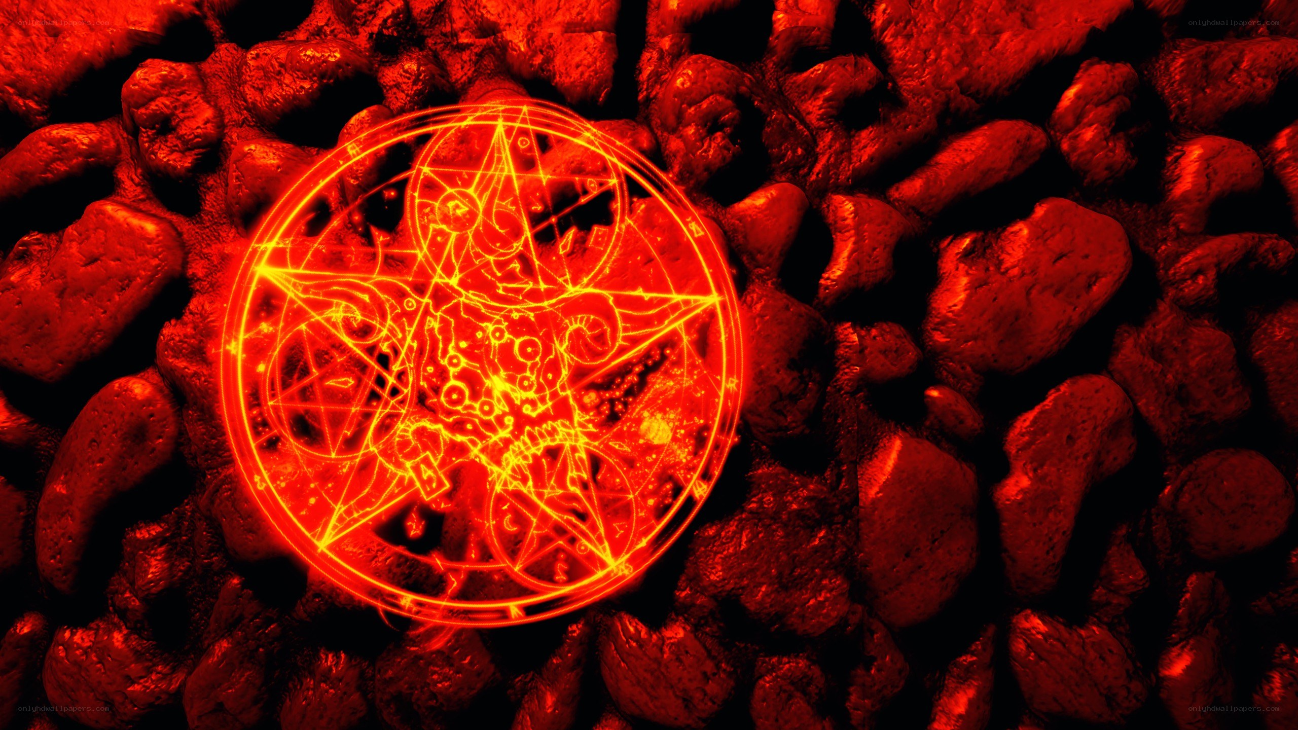 glowing red magical symbol