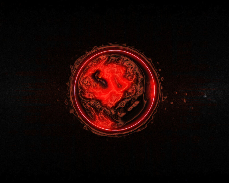 Glowing Red Orb