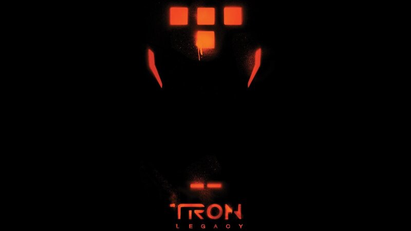Glowing Red Robot Face