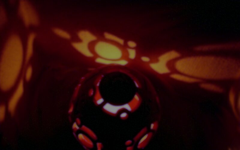 Glowing Red Sphere — Mysterious