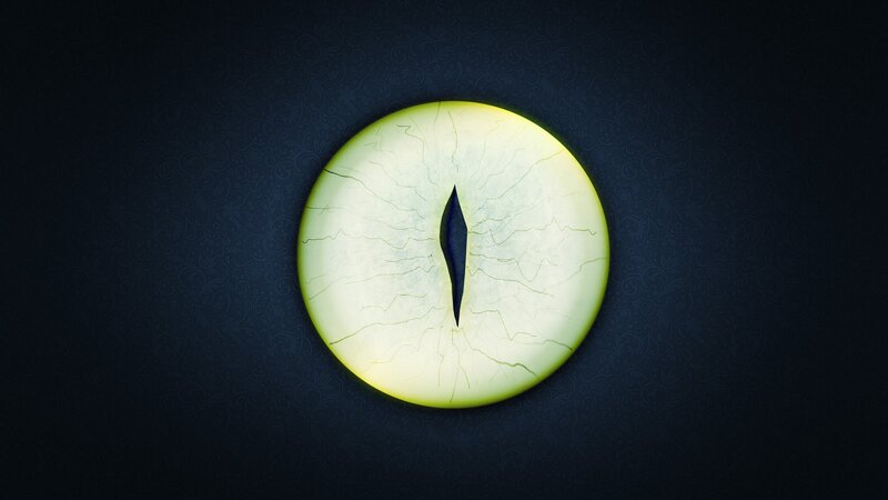 Glowing Reptilian Eye