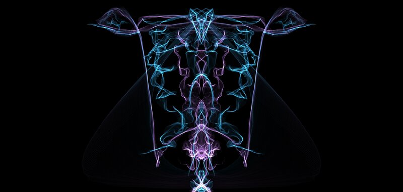 Glowing Ribcage Structure