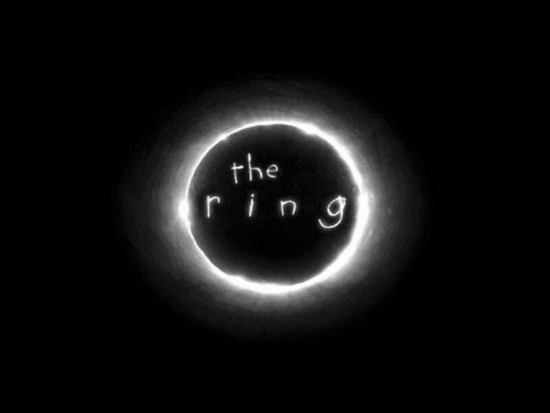 Glowing Ring on Black
