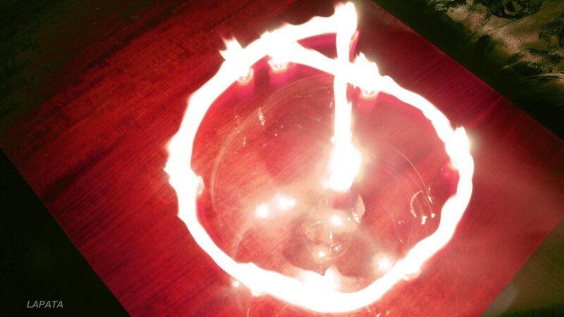 glowing ritual circle