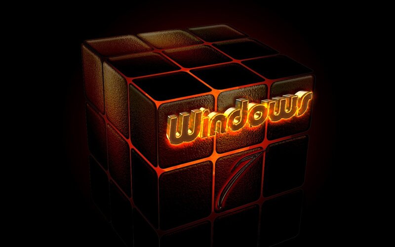 Glowing Rubik's Cube