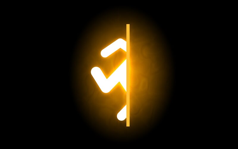 Glowing Rune Symbol