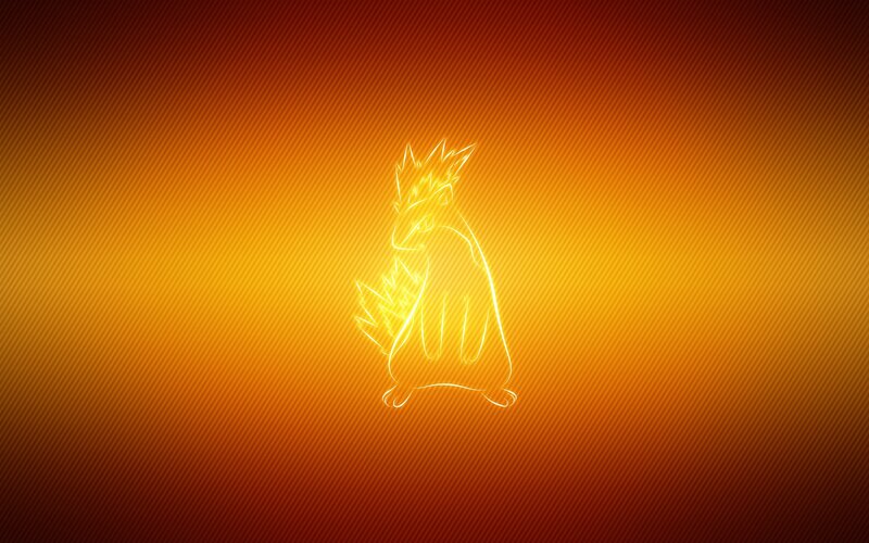 Glowing Salamander Outline
