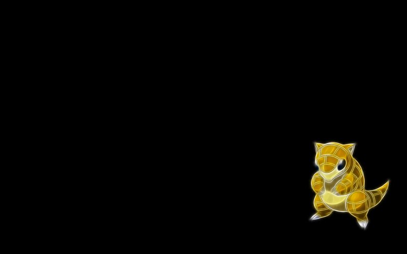 glowing sandshrew wallpaper