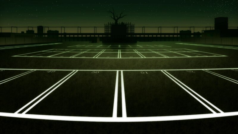 Glowing Shuffleboard Court