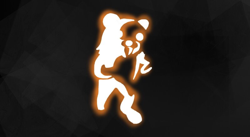 glowing silhouette of a dancer