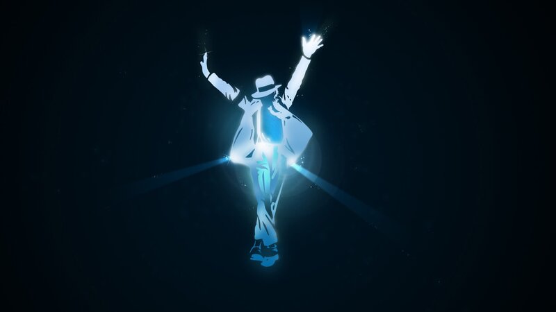 Glowing Silhouette of Dancer