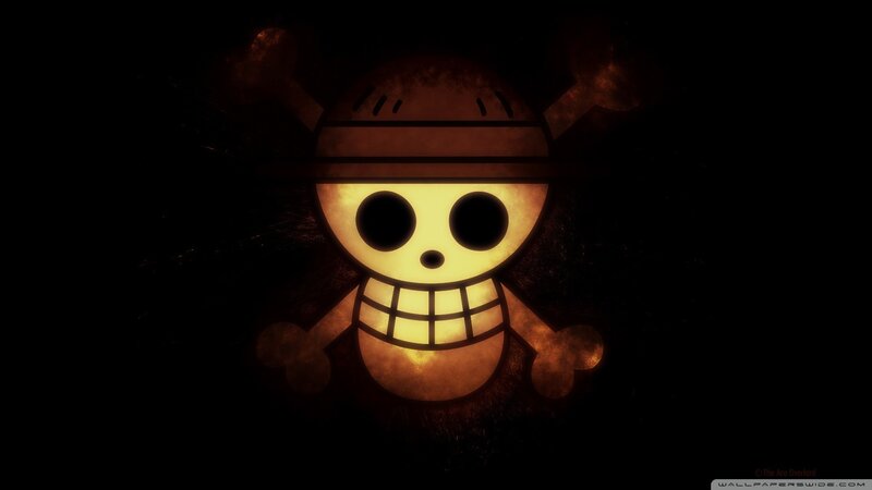 Glowing Skull Logo — Black, Dark