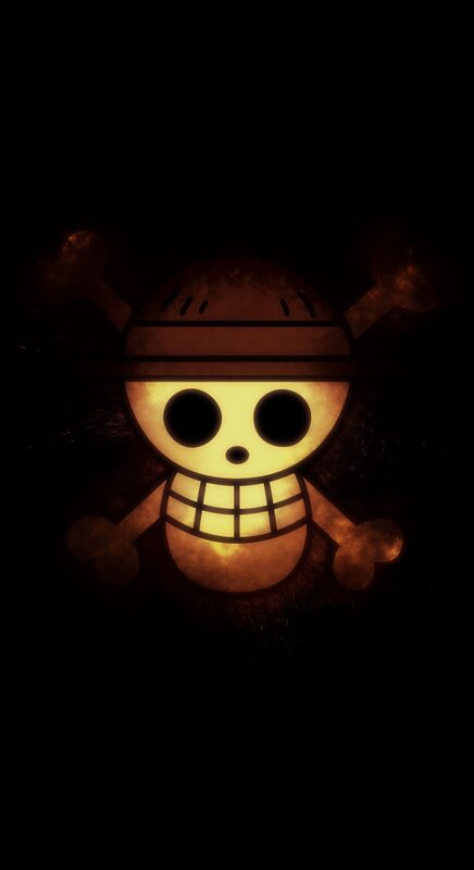 Glowing Skull Logo — Black, Dramatic