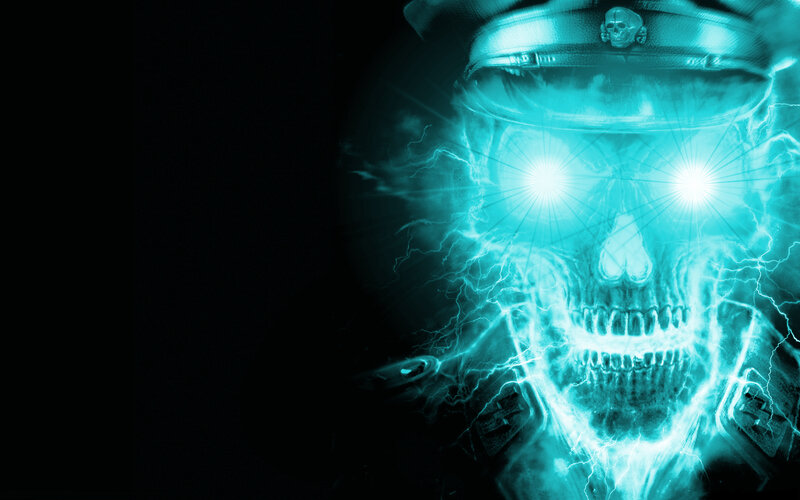 glowing skull soldier