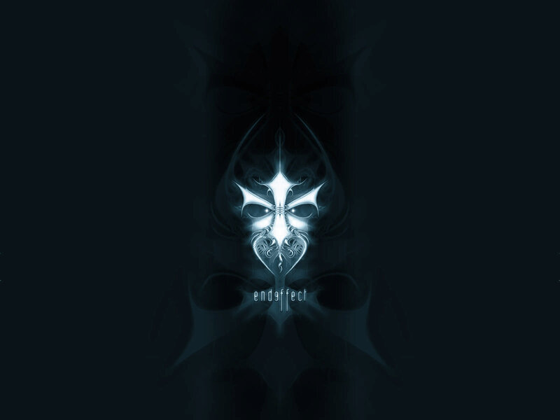 Glowing Skull Symbol — Black