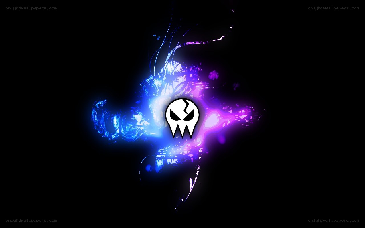 glowing skull with energy burst
